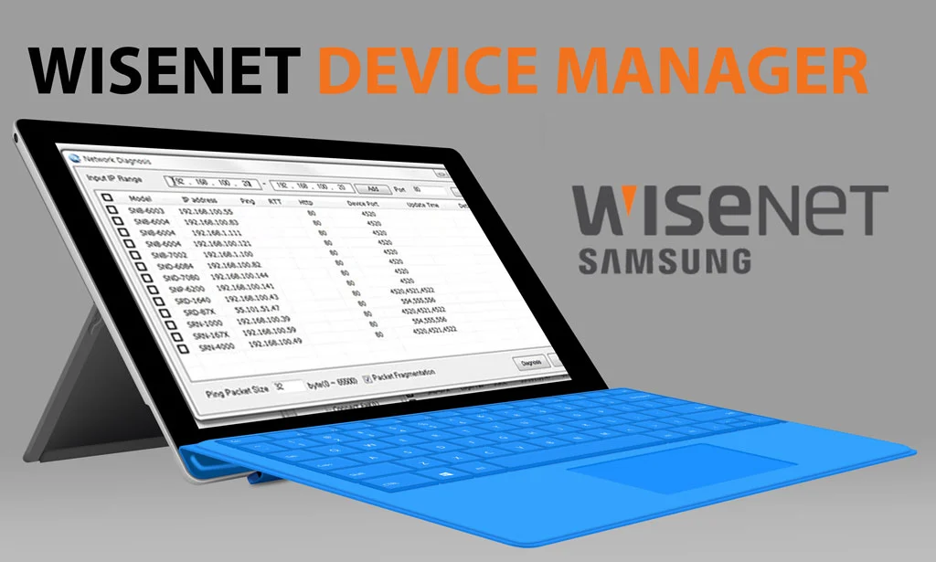 Wisenet device manager